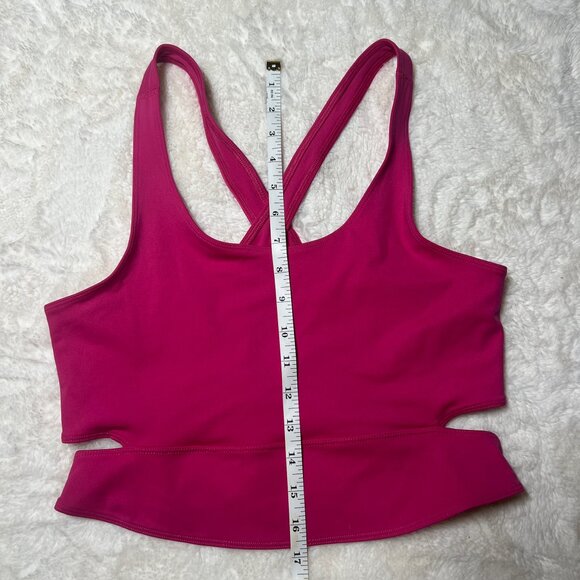 FP Movement Dragonfruit Pink Crisscross Sports Bra Cutout Back Women’s M‎ NWT - Picture 4 of 6